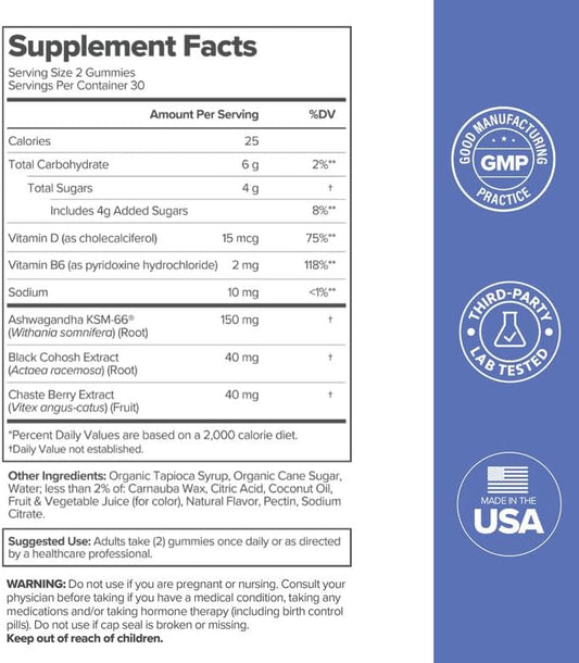 Meno Menopause gummies vitamins