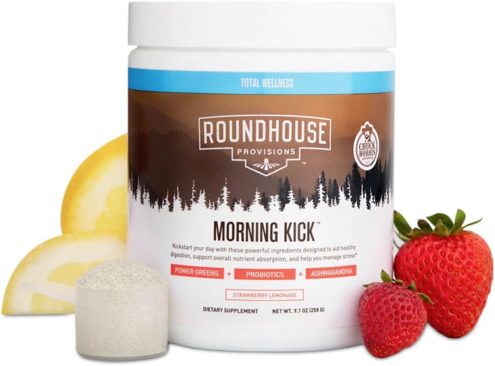 Roundhouse provisions morning kick greens supplement