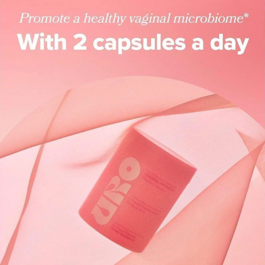 2 capsules a day 
URO Probiotic Capsules for Women's Vaginal Health, Odor Control & Balanced pH