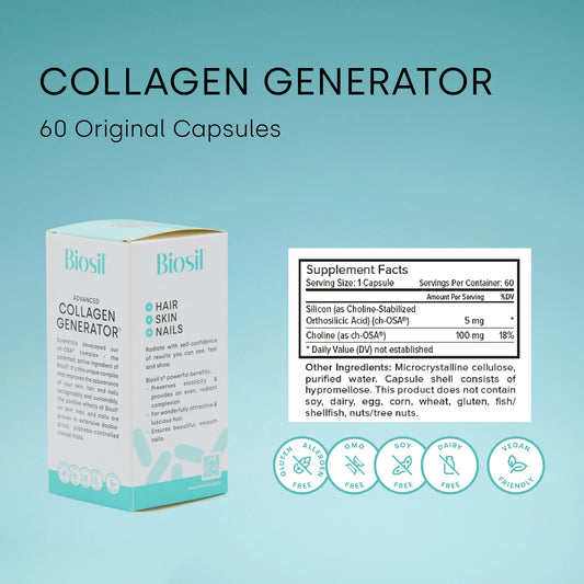 Biosil Collagen Generator - 60 Original Capsules