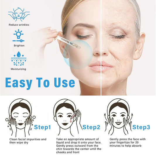 Botox Face Serum, Botox in A Bottle, Botox Stock Solution Facial Serum with Vitamin C & E, Instant Face