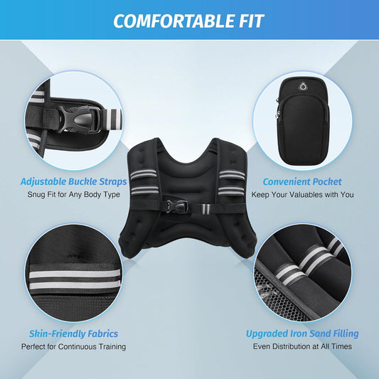 ZELUS Weighted Vest 12lb