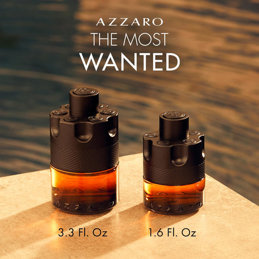 Azzaro The Most Wanted Parfum – Intense Men's Cologne – Spicy & Seductive Fragrance for Date Night – Long-Lasting Wear – Irresistible Luxury Perfumes for Men 3.4 oz EDP spray