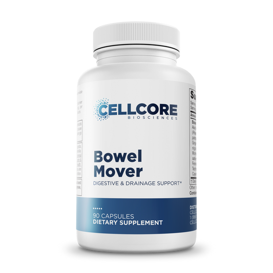 Cellcore Bowel Mover Digestive and Drainage Support Capsules, 90 Count 3 months supply
