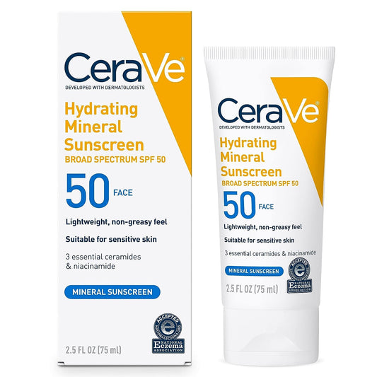Cerave spf 50 mineral sunscreen for face