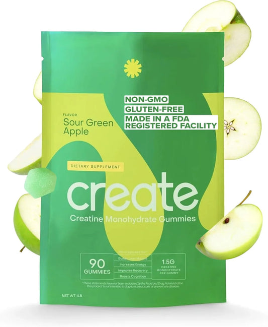 Create Creatine Gummies  Monohydrate Orange Flavour