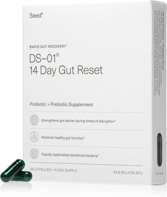 DS-01 14 Day Gut Reset - Prebiotic and Probiotic for Women & Men