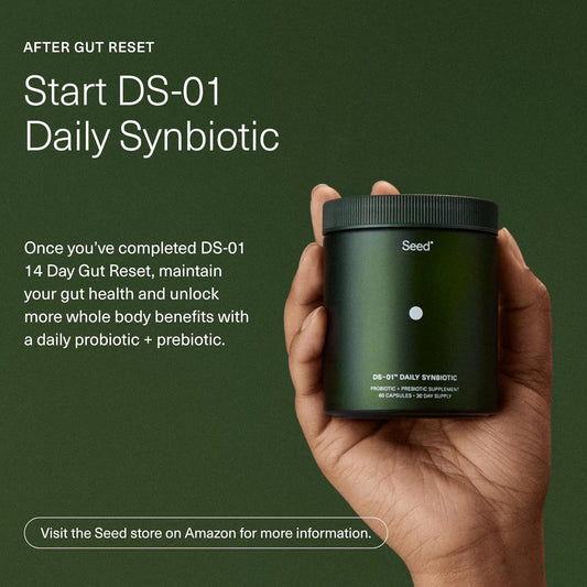 DS-01 14 Day Gut Reset - Prebiotic and Probiotic for Women & Men