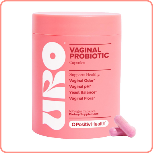 URO Probiotic Capsules for Women's Vaginal Health, Odor Control & Balanced pH