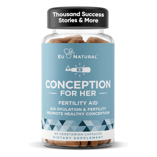 CONCEPTION FOR HER Fertility AID Supplements for Women - 60 Vegetarian Soft Capsules