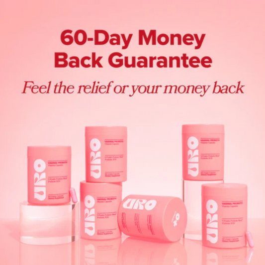 Money back guarantee URO Probiotic Capsules for Women's Vaginal Health, Odor Control & Balanced pH